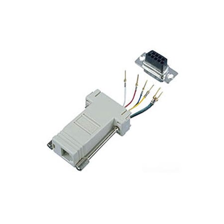 Data Adapter Kit, 9-Pin DB, 8-Conductor, Jack To Female